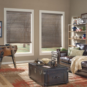 Parkland® Weathered Wood Blinds in Abachi